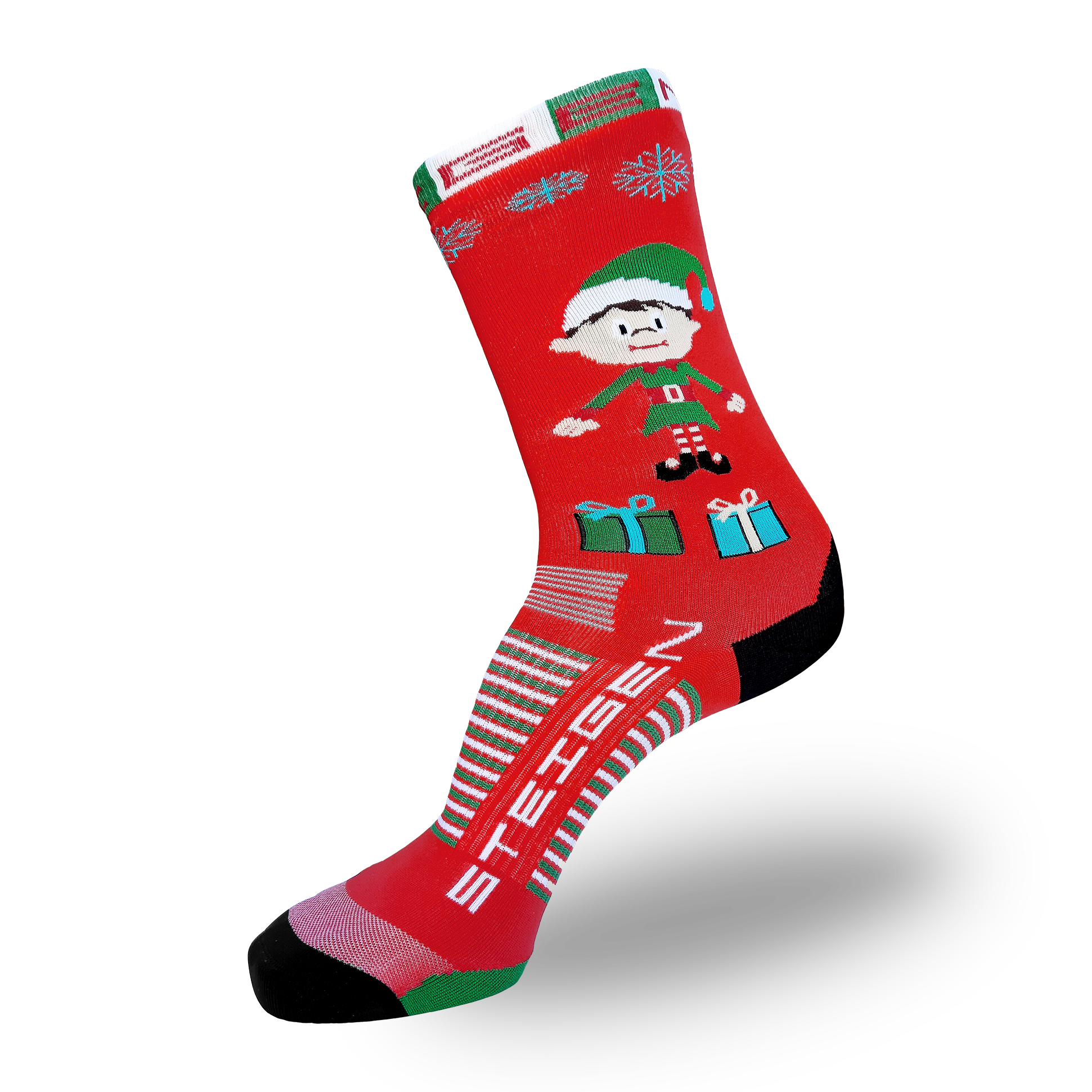 プレゼントにおススメのクリスマスソックス・ランニングクオリティで履き心地抜群